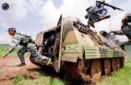 Китайского военного ударило молнией на учениях в Забайкалье