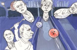 История правления Ждановой в карикатурах 