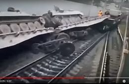На ЗабЖД устранены последствия схода с путей военного эшелона