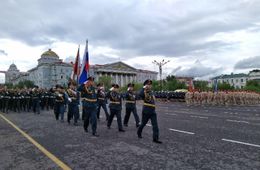 В Забайкалье проходит парад в честь 75-ой годовщины Великой Победы