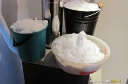 Жители села Ясная добывают питьевую воду из снега и льда