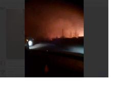 ​Магазин сгорел в Борзе, жители отстаивают свои дворы