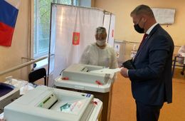Сити-менеджер Читы Сапожников проголосовал на выборах депутатов Госдумы