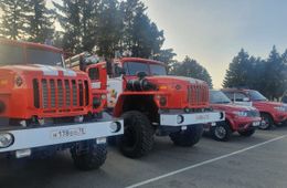 Забайкалье получило 25 новых машин пожарной техники