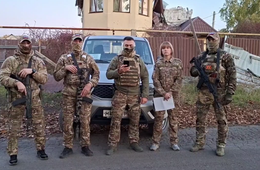 «УАЗ Патриот пикап» от читателей «Вечорки» уже на фронте. Спасибо, Леонидыч!