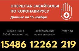 Число заразившихся коронавирусом в Забайкалье за сутки сравнялось с вылечившимися 
