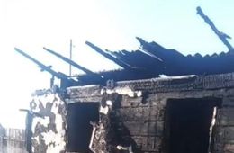 Многодетная семья осталась без жилья после пожара