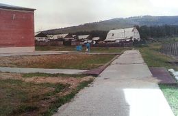 Здание Золотореченской школы до сих пор не огорожено