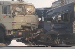 Три человека пострадали в ДТП с маршруткой на окраине Песчанки 
