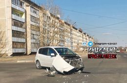 Водитель авто перепутал педали и совершил ДТП в Краснокаменске 