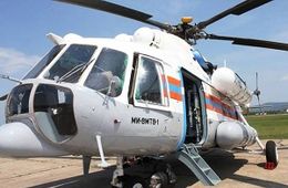 На вертолете Ми-8 в Читу доставляют четырех пострадавших из больницы Петровск-Забайкальска