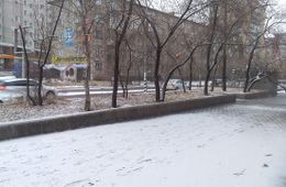 В Читу пришел снег. А вместе с ним ДТП