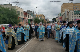 В воскресенье в центре Читы на полтора часа закроют движение для всех видов транспорта