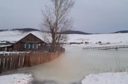 В Чернышевском районе Забайкалья грунтовые воды снова затопили село (видео)