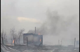 В пригороде Читы сгорели 2 улицы в дачном кооперативе 