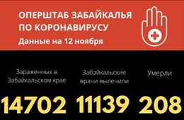Рекордные 258 заражений коронавирусом зафиксировали в Забайкалье за сутки