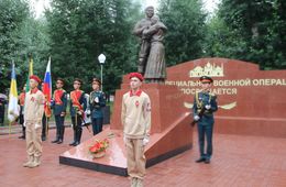 Первый памятник героям СВО открыли в Забайкалье