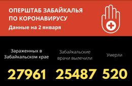 Семь смертей от коронавируса зафиксировали в Забайкалье за сутки