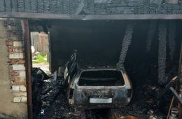 Тело мужчины нашли в сгоревшем гараже в одном из частных домов Читы