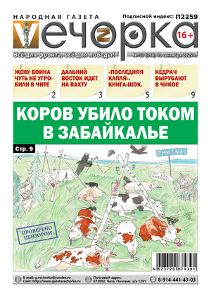 "Вечорка" № 37: Коров убило током в Забайкалье