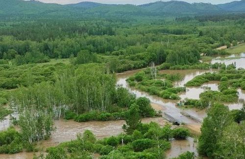 На смену огня в Забайкалье пришла вода. Фото ...