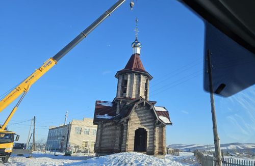 Первая служба прошла в храме в Митрофаново Ши...