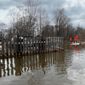 Река подтопила село Хохотуй в Забайкалье