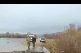 В Балейском районе ручьи разрушили дорогу между селами  (видео) 