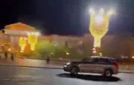 Пьяный водитель на Porsche рассекал ночью по площади Ленина в Чите