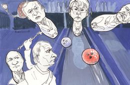 История правления Ждановой в карикатурах 