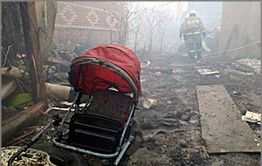 17 домов сгорели сегодня в Бурятии, в поселке Северомуйск