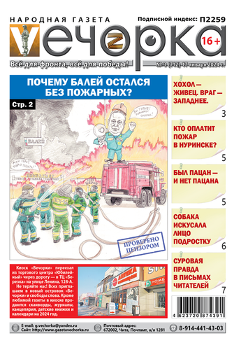 Вечорка №3: Почему Балей остался без пожарных?