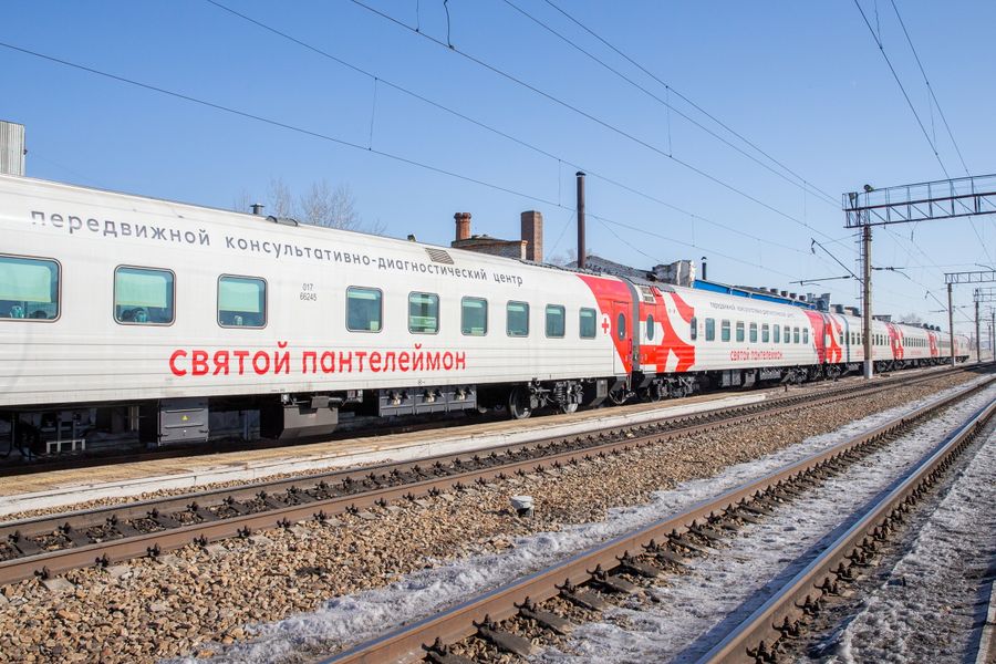 Медицинский поезд РЖД «Святой Пантелеймон» посетит 20 станций Забайкалья   