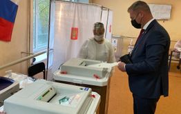 Сити-менеджер Читы Сапожников проголосовал на выборах депутатов Госдумы