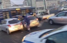 Читинские троллейбусы вынуждены двигаться по другому маршруту из-за ДТП 