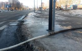 В одном из районов Читы ввели режим ЧС из-за прорыва трубы