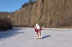 Дед Мороз едет в Читу через весь Забайкальски...