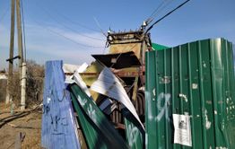 ​Дачный кооператив остался без света из-за фуры, сбившей трансформаторную будку