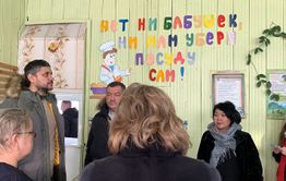 ​Александр Осипов посетил соцобъекты в Новокручининском
