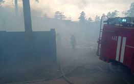 ​Вчерашний пожар в Атамановке уничтожил не дом, а дачу