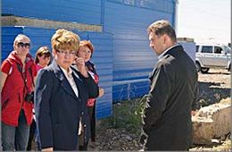 Забайкальск посетила Наталья Жданова