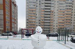 С первым снегом, друзья! Лучший снеговик от н...