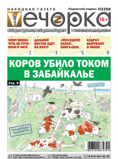 "Вечорка" № 37: Коров убило током в Забайкалье