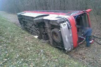 Автобус с детьми-спортсменами из Монголии перевернулся под Дарасуном