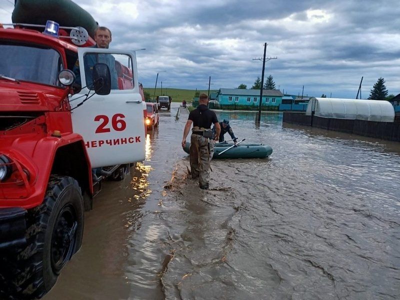 Искусственное озеро подтопило дома в селе Нерчинского района