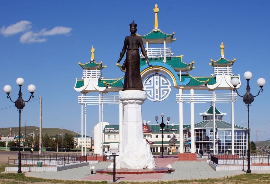 Снова торговые центры в Забайкалье: посёлок Агинское