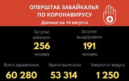 Свыше 250 забайкальцев заразились коронавирусом за сутки