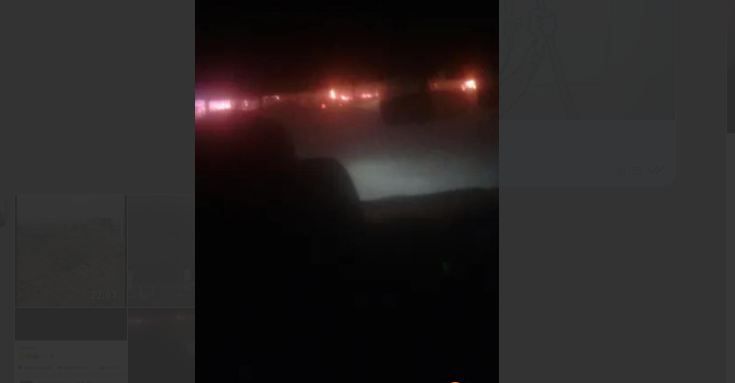 ​Видео сгоревшего в Борзе магазина прислали в «Вечорку»