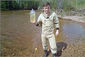 После визита «Вечорки» вода в могочинских реках стала чистой