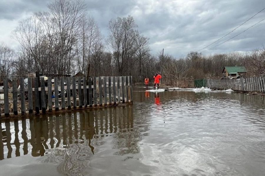 Река подтопила село Хохотуй в Забайкалье